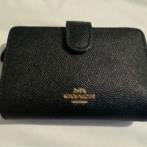 COACH Black Leather Wallet